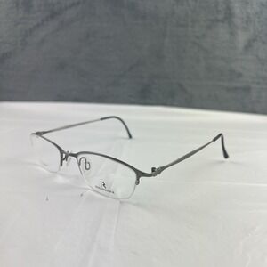 Vintage RODENSTOCK R4328 A Silver UNIQUE RARE TITANIUM EYEGLASSES 49[]20-140